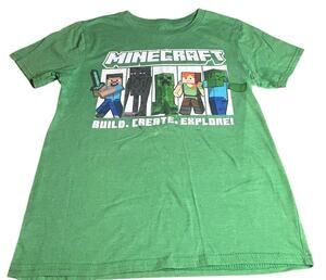 Mojang Studios Minecraft boys M t-shirt Build Create Explore